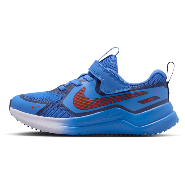 Nike Cosmic Runner Swoosh - Boys' Preschool - Picante Red/Blue Crystal/Midnight Navy - Image 2