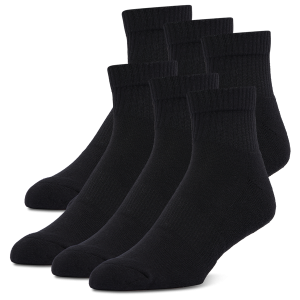 LCKR Athletic Half Cushion Quarter Socks - Men's - Black