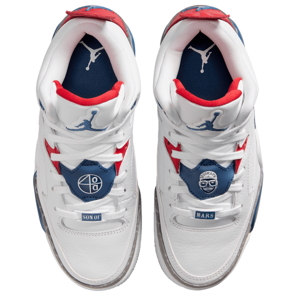 Jordan Son of Mars Low - Boys' Grade School - White/True Blue/Varsity Red - Image 4