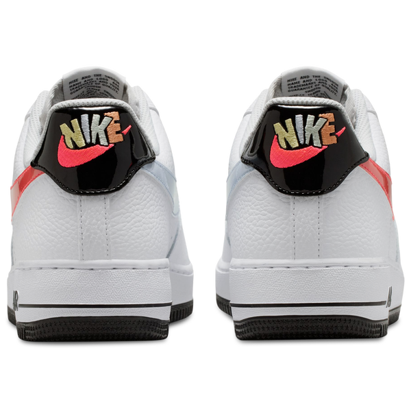 Nike Air Force 1 '07 - Men's - White/Black/Flash Crimson - Image 3