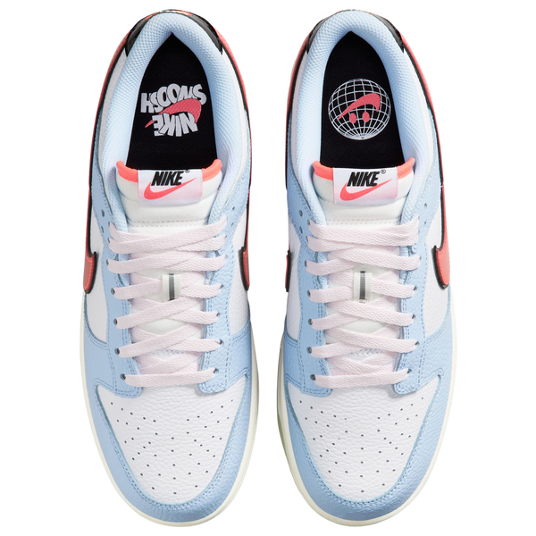 Nike Dunk Low - Men's - Hydrogen Blue/Flash Crimson/White - Image 4