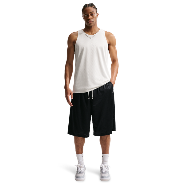 Nike Dri-Fit Practice Mesh 14in Short - Men's - Black/White - Image 3