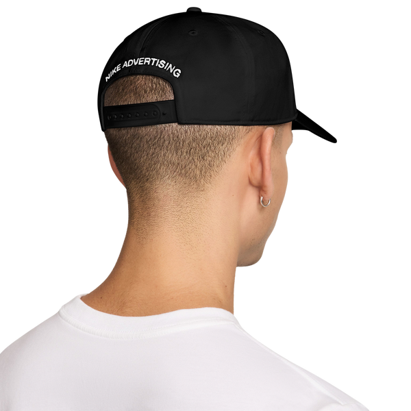 Nike Rise A-Frame S CB Cap - Adult - White/Black - Image 2