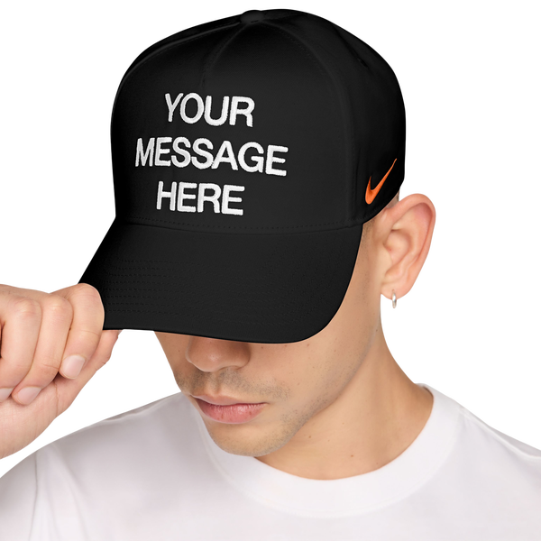 Nike Rise A-Frame S CB Cap - Adult - White/Black - Image 4