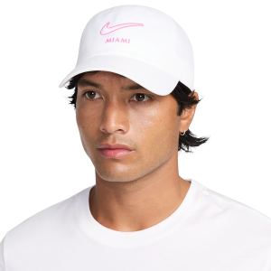 Nike Miami Club Colorblock City Cap - Adult - White/Laser Fuchsia