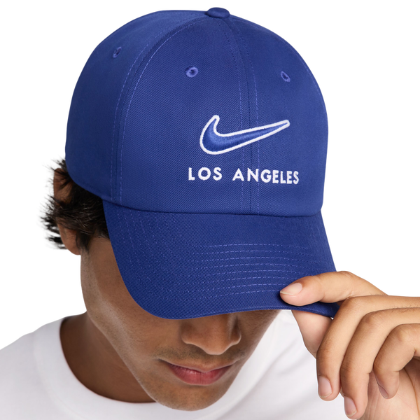 Nike Los Angeles Club Colorblock City Cap - Adult - Deep Royal Blue/White - Image 4