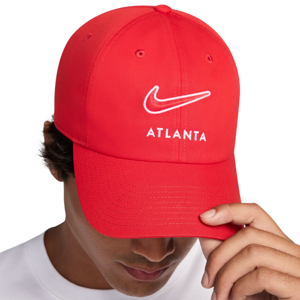 Nike Atlanta Club Colorblock City Cap - Adult - University Red/White - Image 4