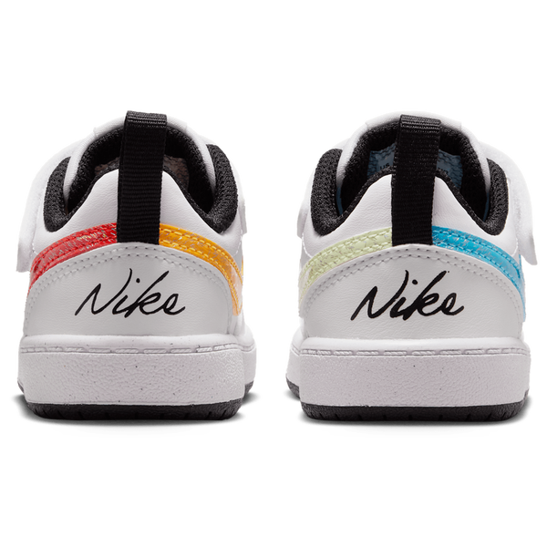Nike Court Borough Low Win - Boys' Toddler - Current Blue/White/Picante Red - Image 3