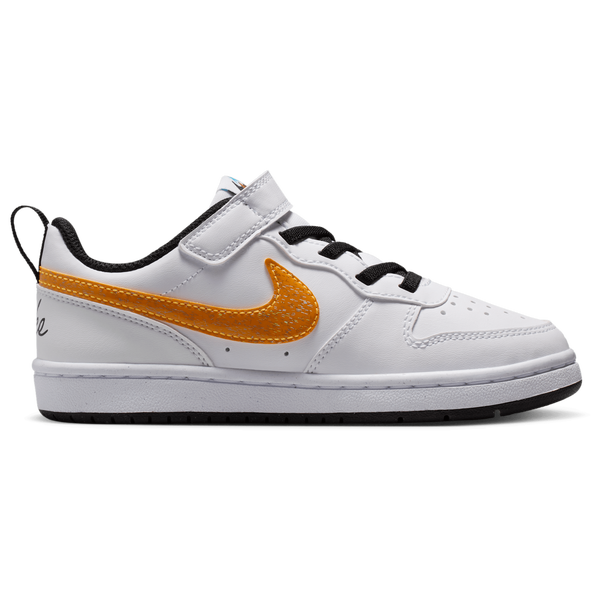 Nike Court Borough Low Win - Boys' Preschool - White/Current Blue/Picante Red
