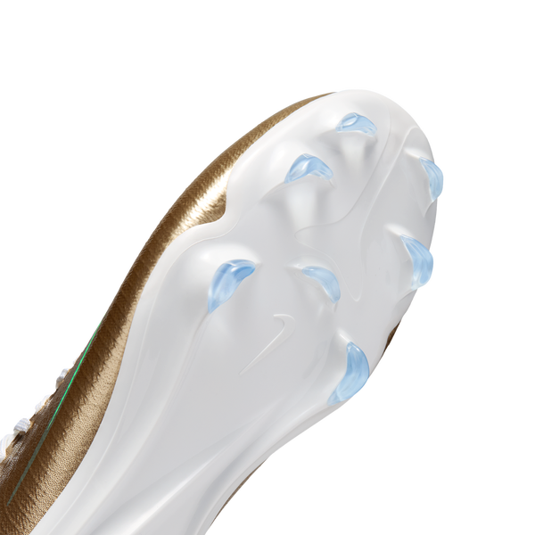 Nike Jr Vapor 17 Pro FG - Boys' Grade School - Metallic Gold/Green Glow - Image 8