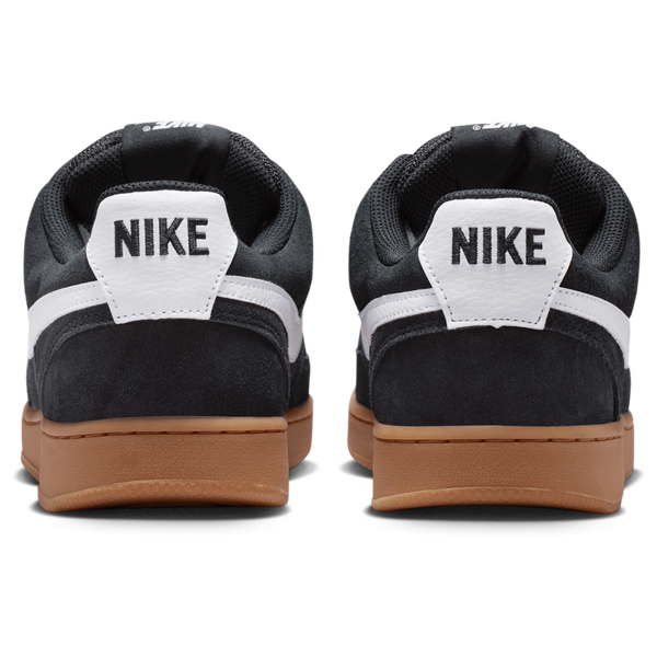 Nike Court Vision Lo FL V2 - Men's - Black/White/Gum Med Brown - Image 3