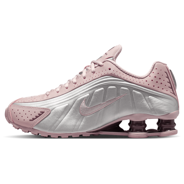 Nike Shox R4 - Women's - Mtlc Silver/Tattoo/Particle Rose - Image 2