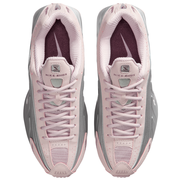 Nike Shox R4 - Women's - Mtlc Silver/Tattoo/Particle Rose - Image 4