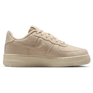 Nike Air Force 1 KI Canvas - Boys' Grade School - Beach/Coconut Milk/Beach