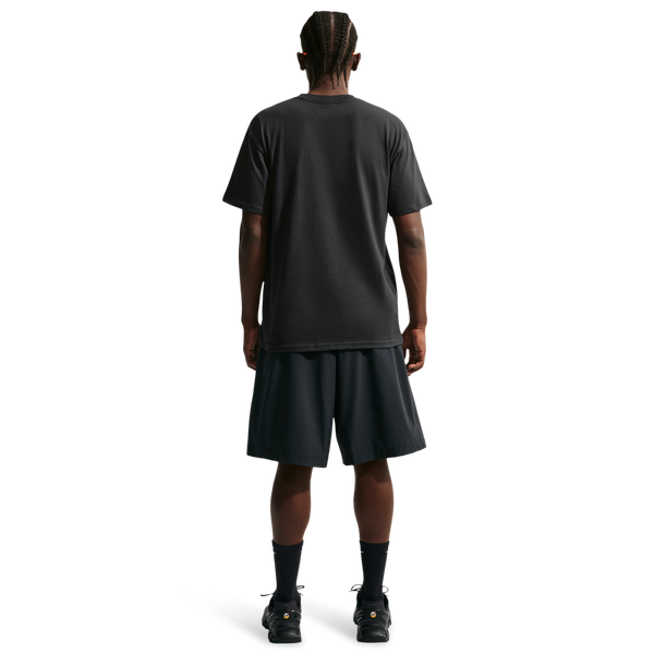 Nike NSW M90 Short Sleeve T-Shirt - Men's - Black/Yellow - Image 4