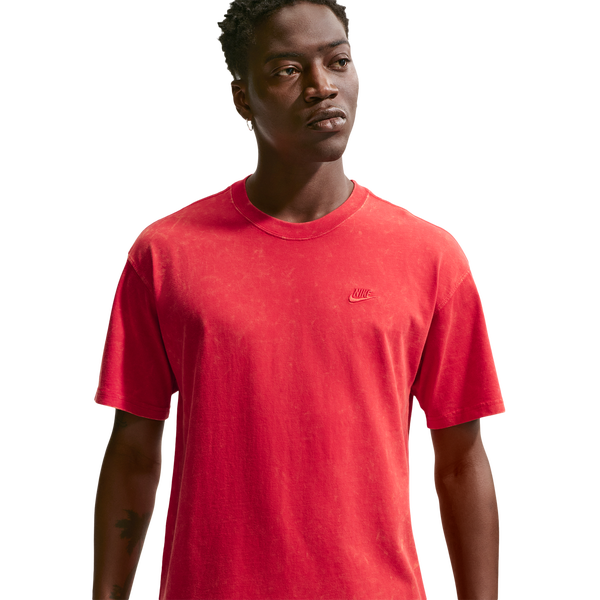 Nike NSW SS Max 90 Tee CWash - Men's - University Red/University Red