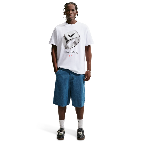 Nike NSW SS Max 90 Tee Hm - Men's - White - Image 3