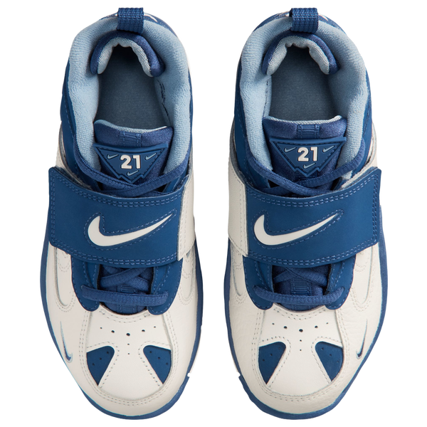 Nike Air Diamond Turf II - Boys' Preschool - Sail/Mystic Navy/Blue Grey - Image 4
