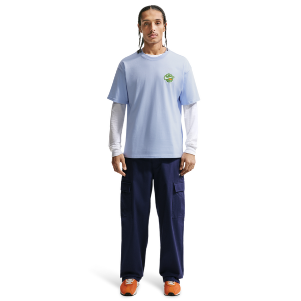 Nike NSW Orange T-Shirt - Men's - Hydrogen Blue - Image 3