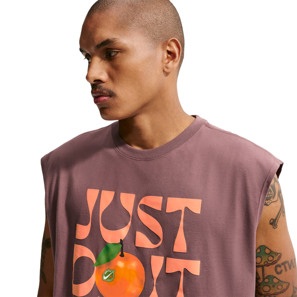 Nike NSW Loose Sleeveless Orange Tee - Men's - Tattoo