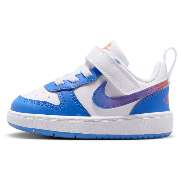 Nike Court Borough Low - Boys' Toddler - Bright Violet/White/Blue Crystal - Image 2