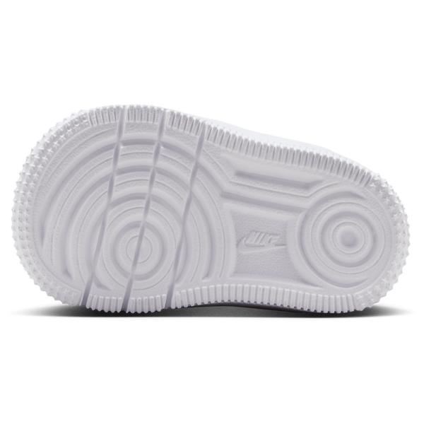 Nike Force 1 Low BBall Lace - Boys' Toddler - White/Bright Violet/Turf Orange - Image 5