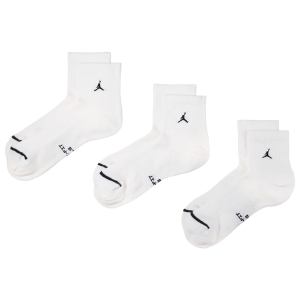 Jordan Everyday 3 Pack Cushion Ankle Socks - Men's - White/White