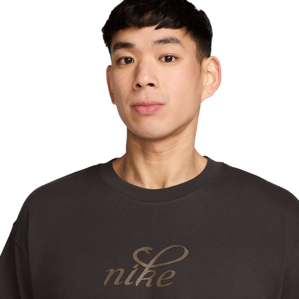 Nike NSW Loose Snakeskin T-Shirt - Men's - Brown/Black - Image 3