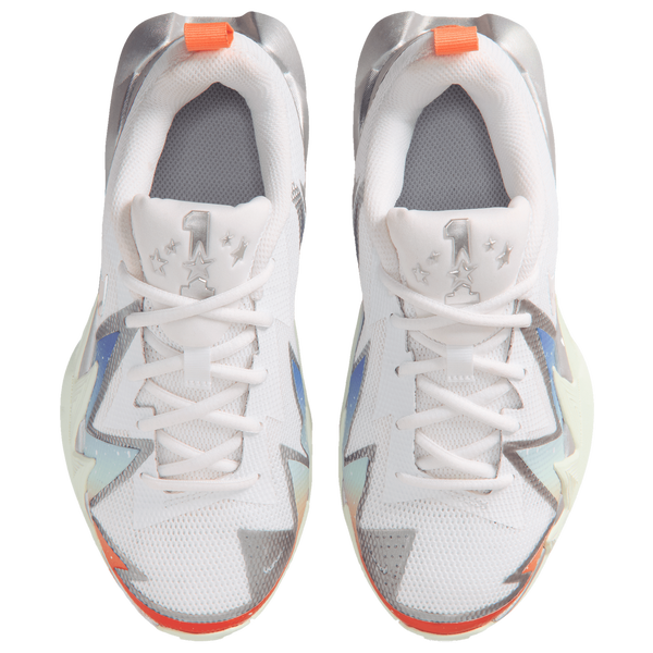 Nike S.T. Dynamite - Boys' Grade School - White/Metallic Silver/Metallic Silver - Image 4