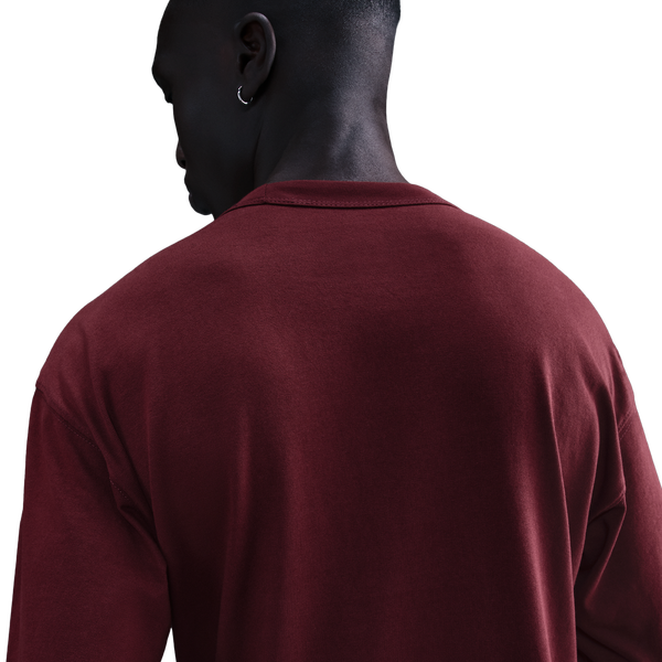 Nike NSW Premium Essential L/S - Men's - Dark Team Red - Image 2