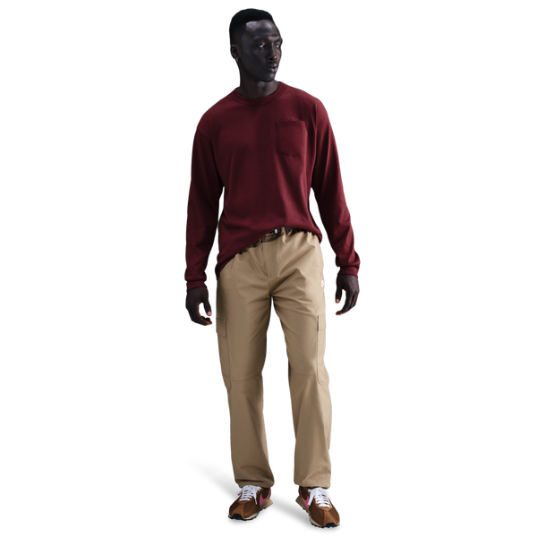 Nike NSW Premium Essential L/S - Men's - Dark Team Red - Image 3