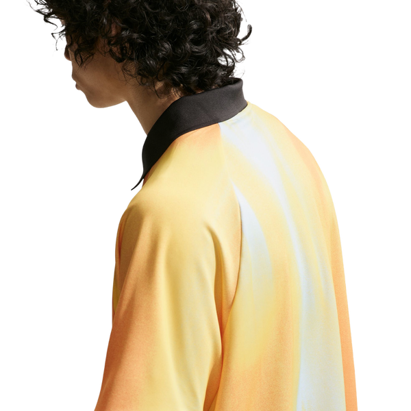 Nike Dri-Fit Jacquard Jersey Top - Men's - Yellow/Black - Image 2
