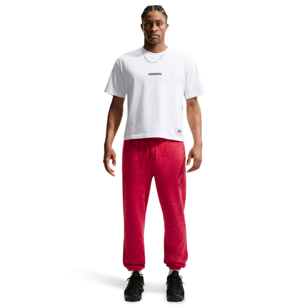 Nike NSW Boxy Soccer Loose Tee - Men's - White/University Red/Navy - Image 3