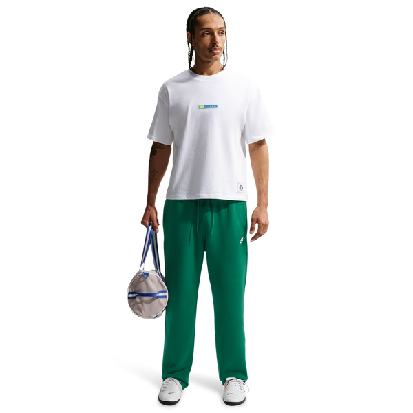 Nike NSW Boxy Futbol Loose Tee - Men's - White/Canary/Lt Photo Blue - Image 3