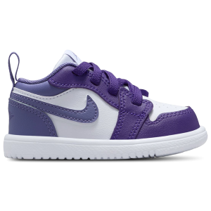 Jordan AJ 1 Low - Girls' Toddler - Dusty Amethyst/Court Purple
