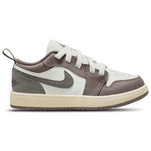 Jordan AJ 1 Low - Boys' Preschool - Olive Grey/Summit White/Enigma Stone
