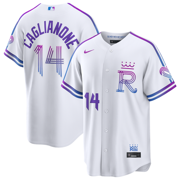 Nike MLB Kansas City Royals City Connect Jersey - Men's - White