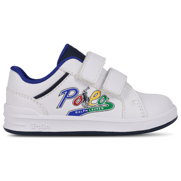 Polo Heritage Court IV Graphic Ez - Girls' Toddler - White/Multi