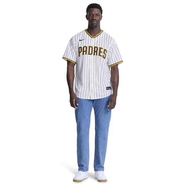 Nike San Diego Padres Home Replica Jersey - Men's - White - Image 2