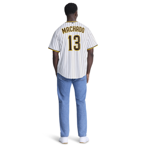 Nike San Diego Padres Home Replica Jersey - Men's - White - Image 3