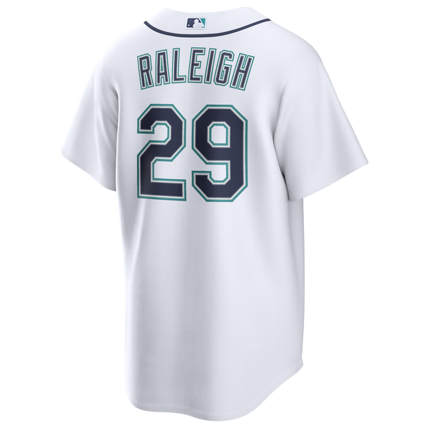 Nike MLB Seattle Mariners Home Replica Jersey - Men's - White - Image 3