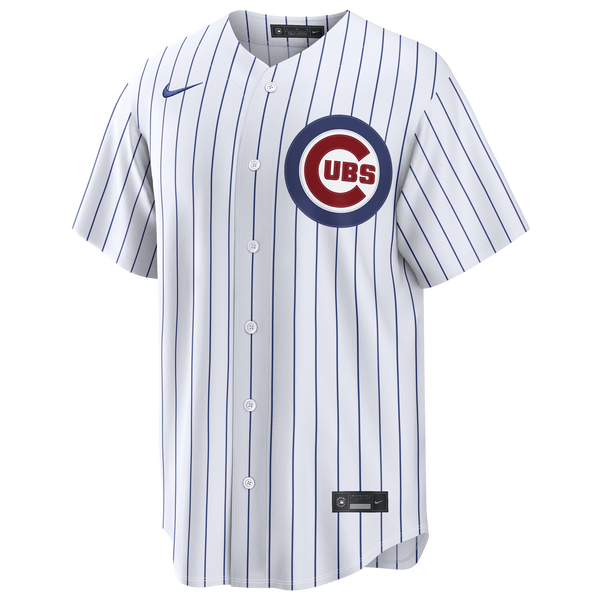 Nike Chicago Cubs Home Replica Jersey - Men's - White - Image 2