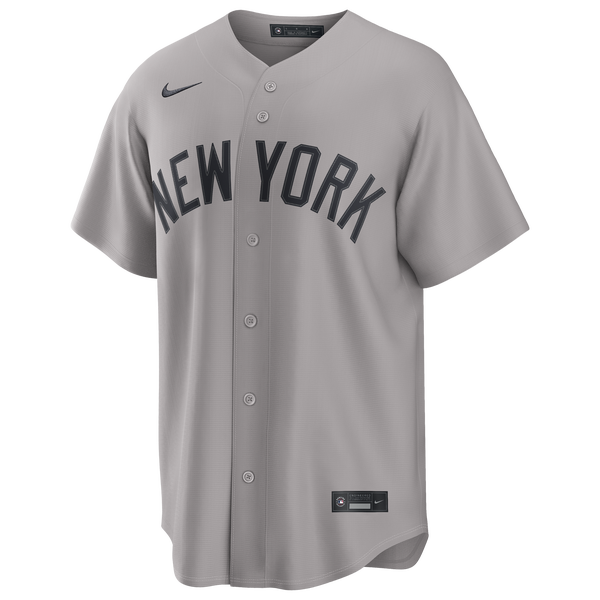 Nike New York Yankees Away Replica Jersey - Men's - Grey - Image 2