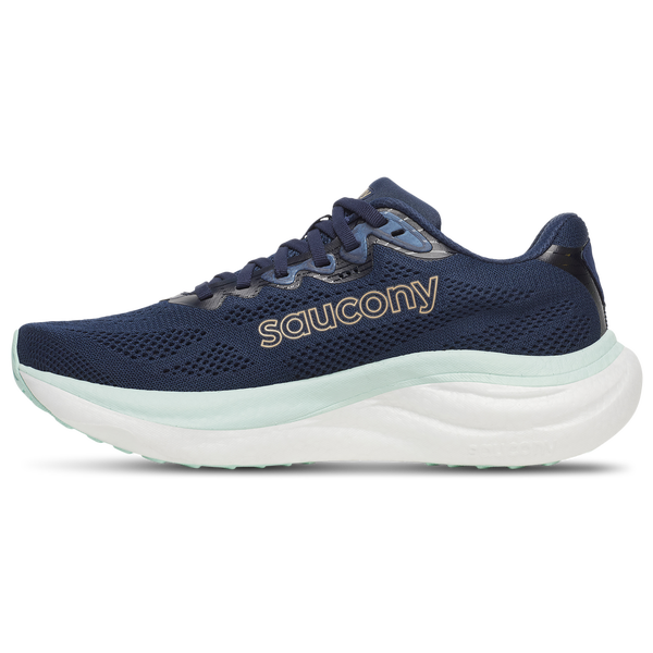 Saucony Ride 19 - Women's - Navy/Aqua - Image 2