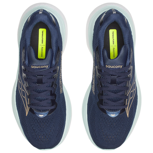 Saucony Ride 19 - Women's - Navy/Aqua - Image 4