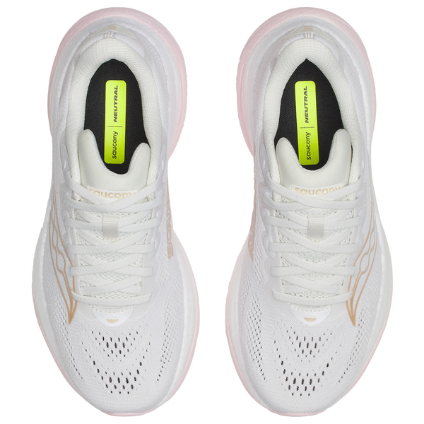 Saucony Ride 19 - Women's - White/Silk - Image 4