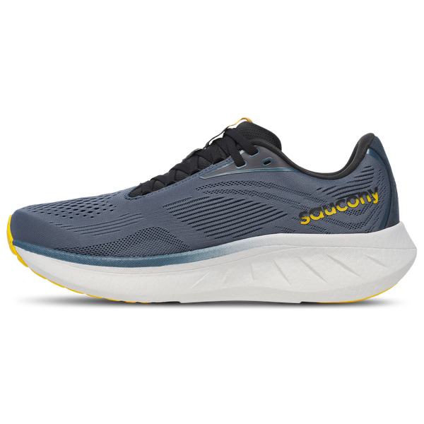 Saucony Ride 18 - Men's - Blue/Yellow - Image 2