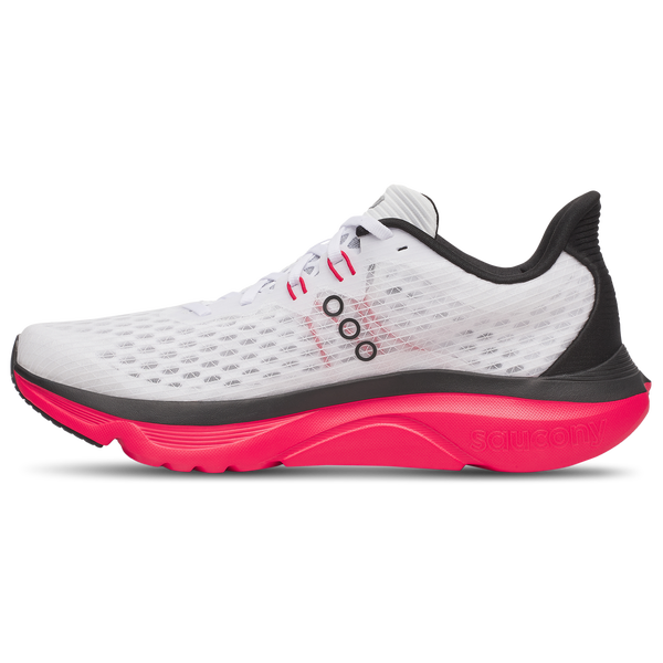 Saucony Kinvara 16 - Men's - White/Red - Image 2