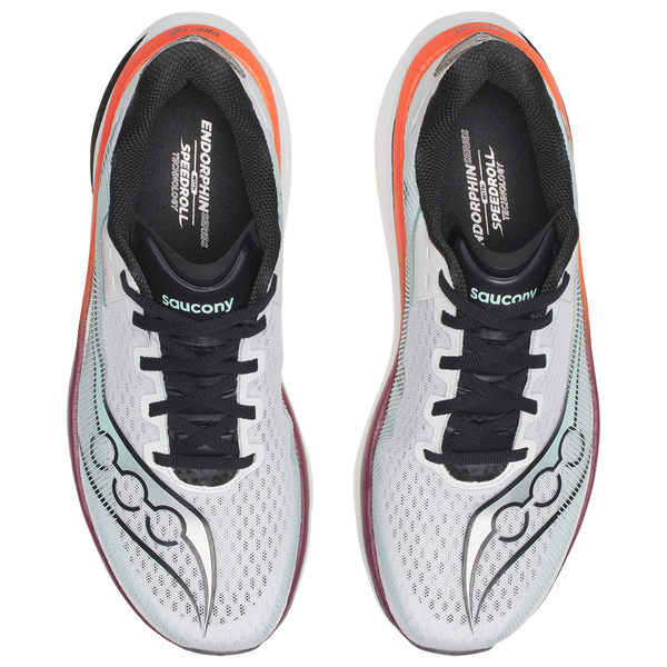 Saucony Endorphin Azura - Men's - White/Crimson - Image 4
