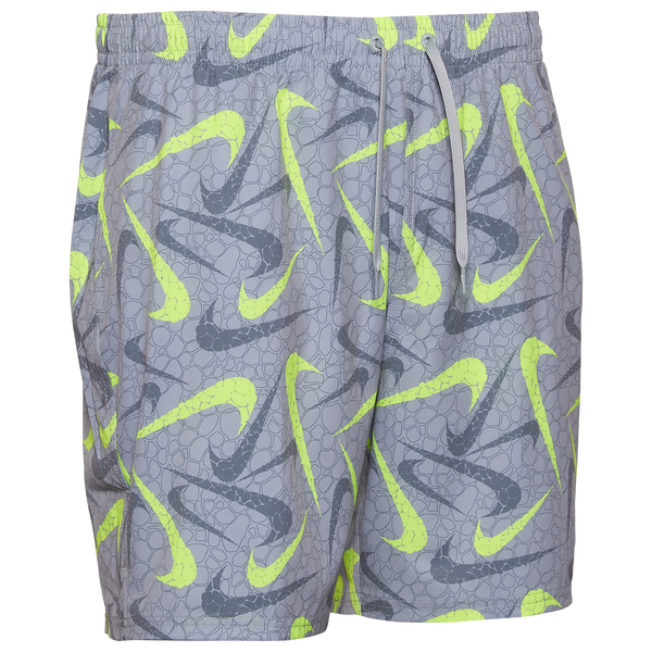 Nike 7" Volley Shorts - Men's - Grey/Wolf Grey - Image 3